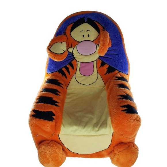 Vintage Tigger Toddler Chair Kid Foam Plush Winnie Pooh RARE HTF